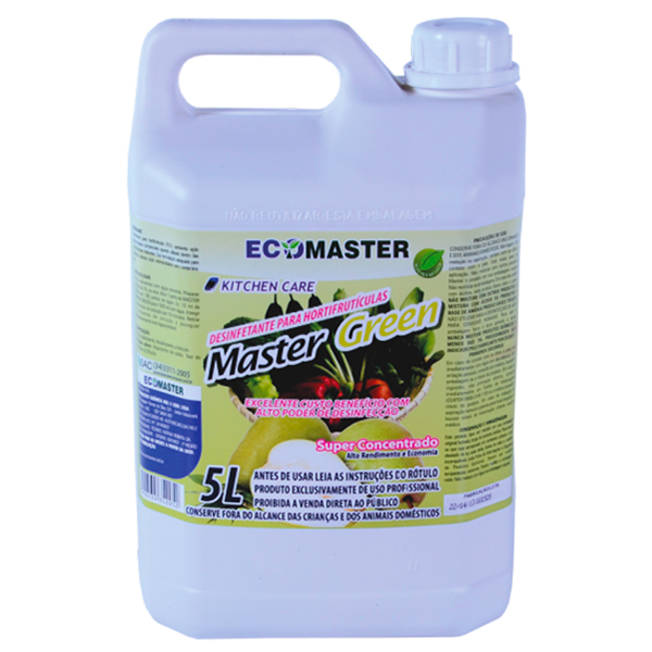 Master Green - 5 lts - Sanitizante Liq.