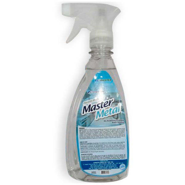 Master Metal - 500 ml - Abrilhantador Inox